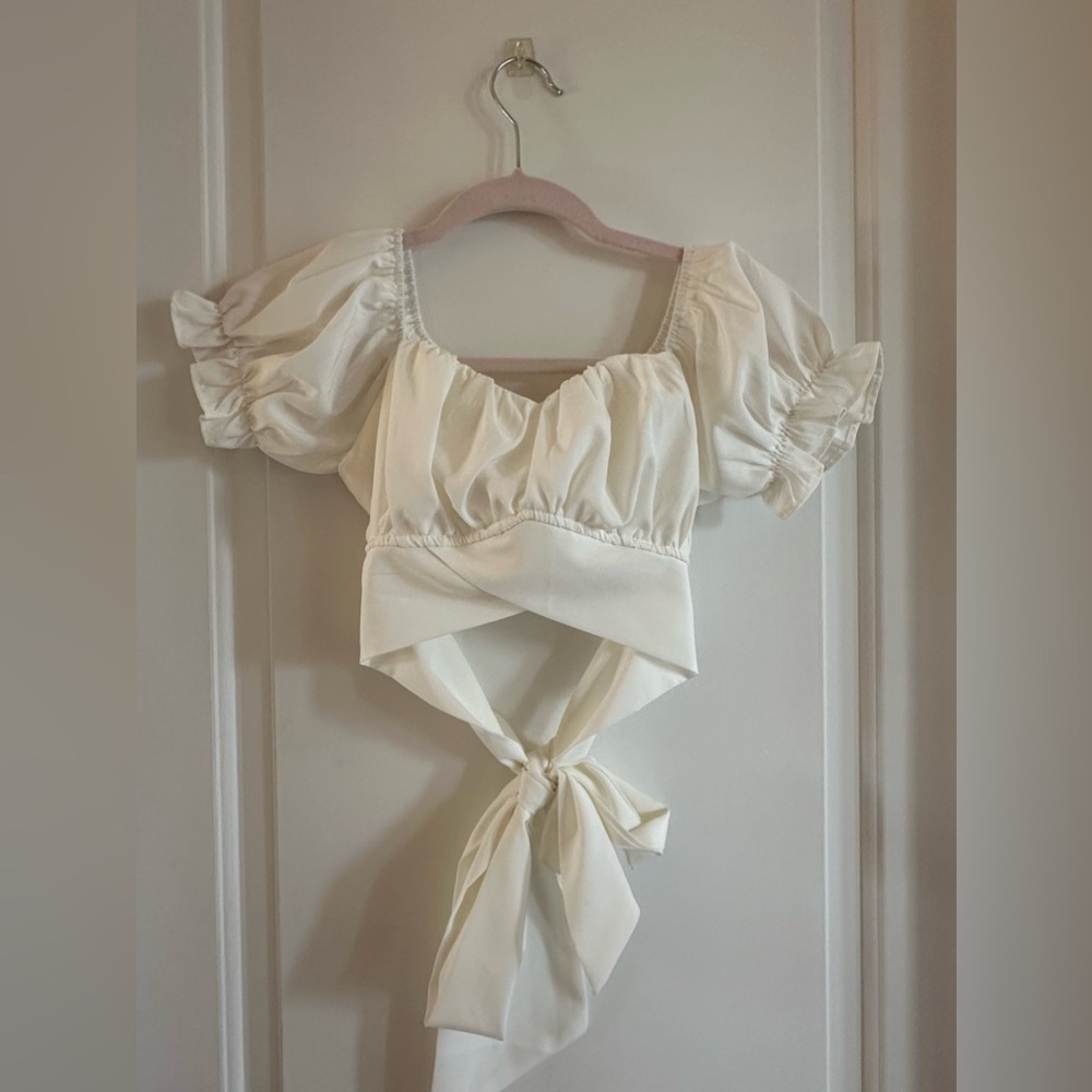 White Tie Top